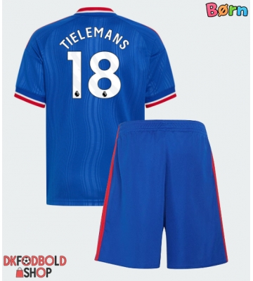 Manchester United Youri Tielemans #18 Udebanesæt Børn 2026-27 Kort ærmer (+ korte bukser)